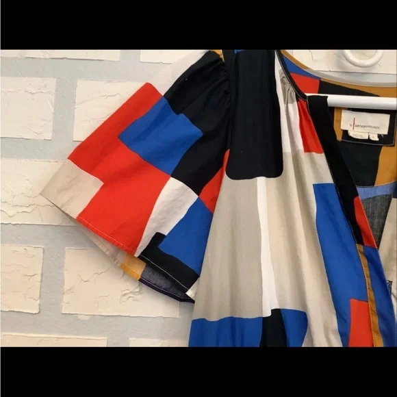 Anthropologie Somerset XL in Nouveau Geometric Patchwork - Picture 6 of 11